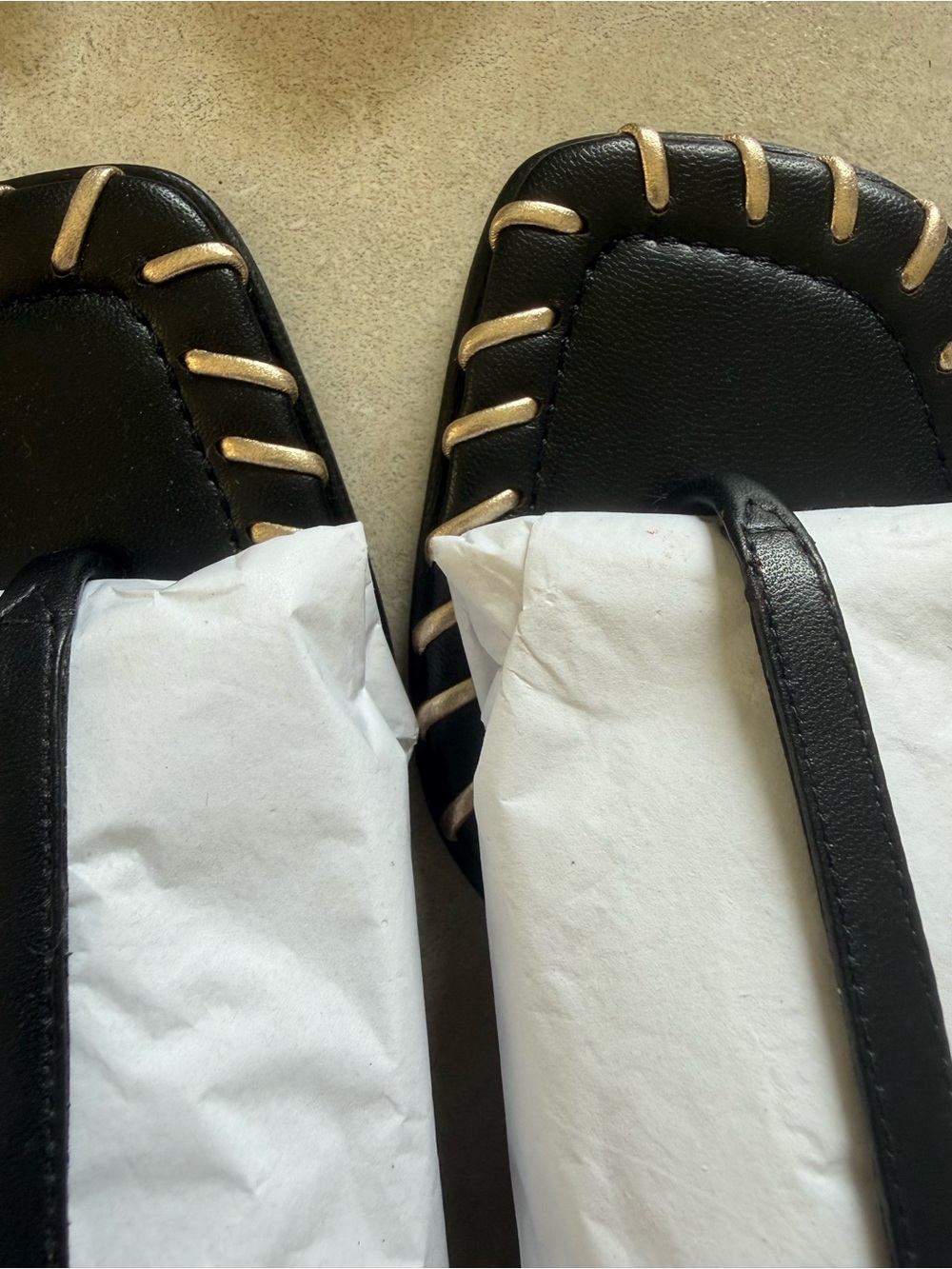 SCHUTZ ELSHA SEWING LEATHER SANDAL 7.5 - Picture 10 of 11